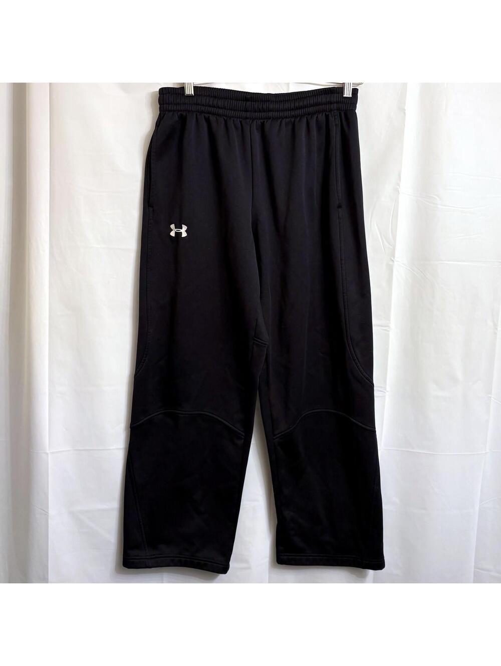 Under Armour Men's Black Activewear Track Pants Size Medium Workout Gym